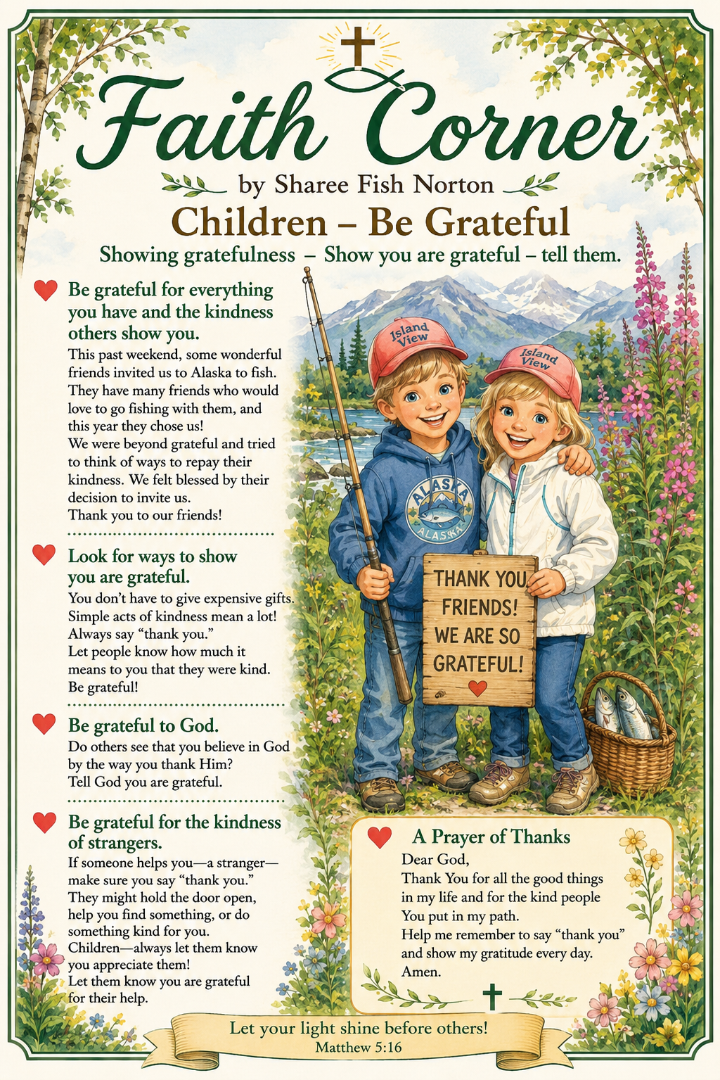 Children — Be Grateful